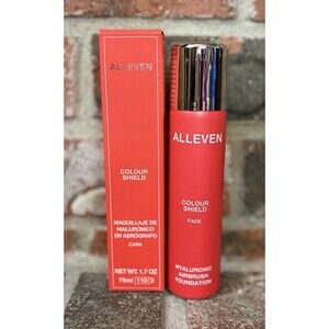 Alleven Colour Shield Hyaluronic Airbrush Foundation AMBER 1.7 Oz